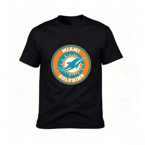 Miami Dolphins Logo Men's T-Shirt Football Fan Gift