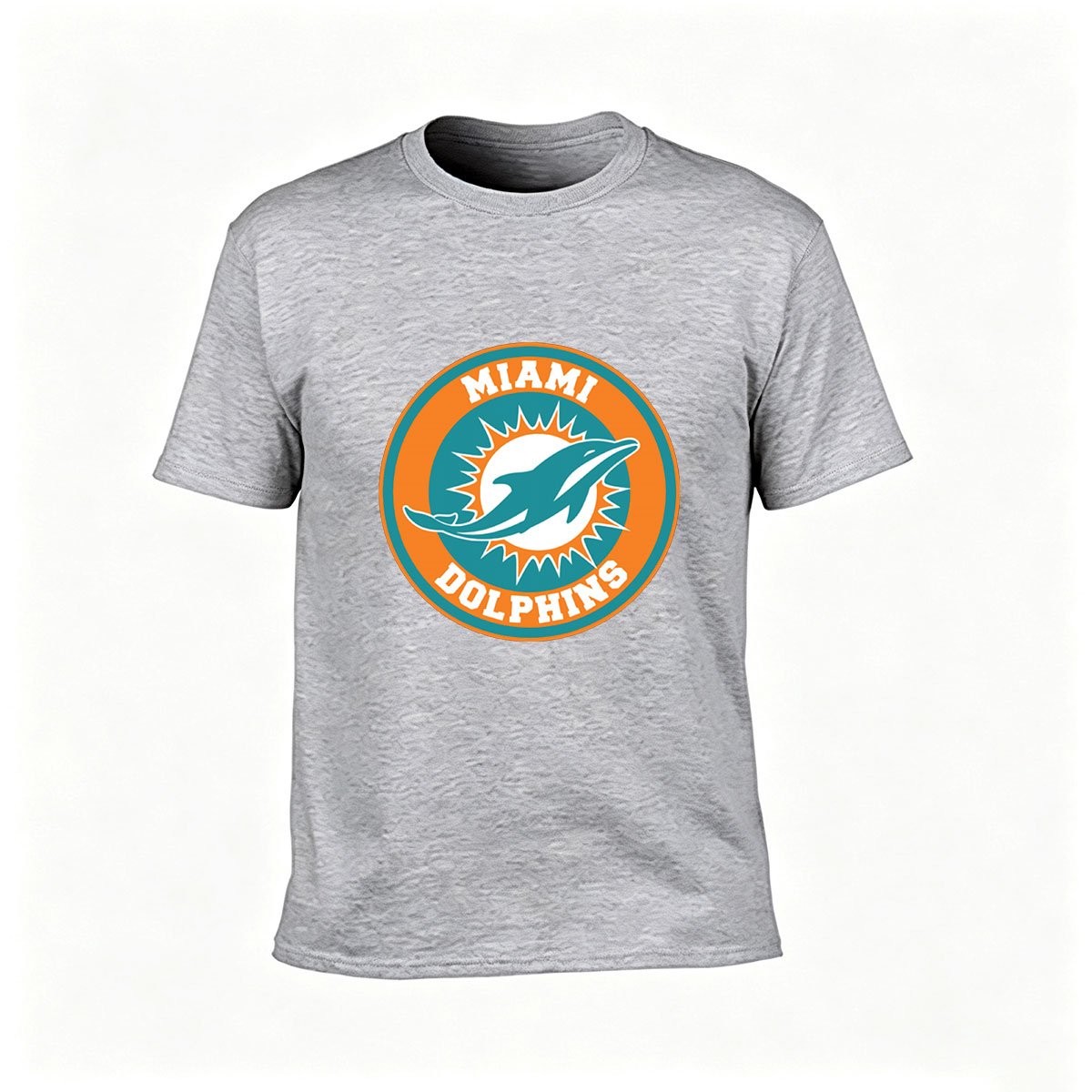 Miami Dolphins Logo Men's T-Shirt Football Fan Gift - Image 3