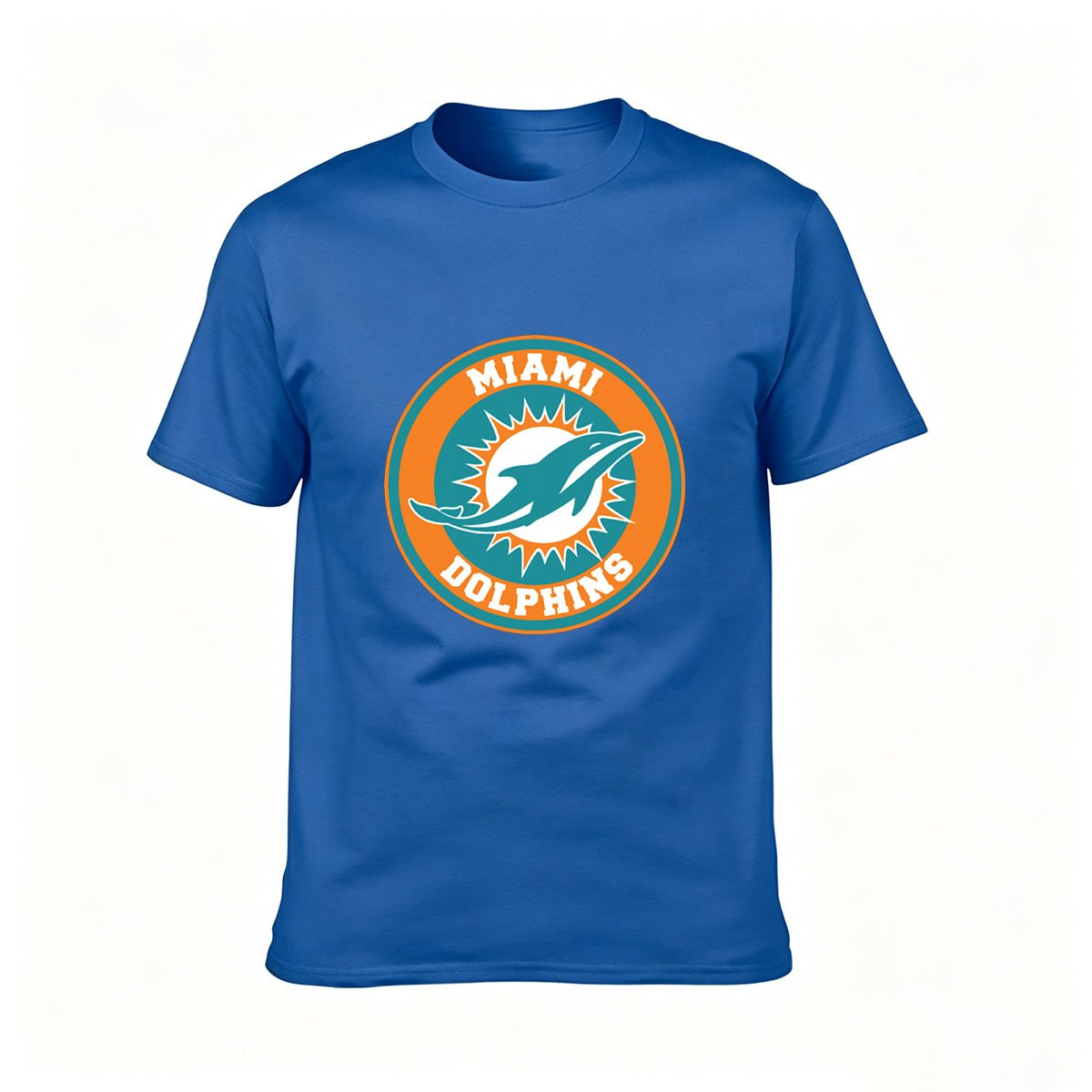 Miami Dolphins Logo Men's T-Shirt Football Fan Gift - Image 4