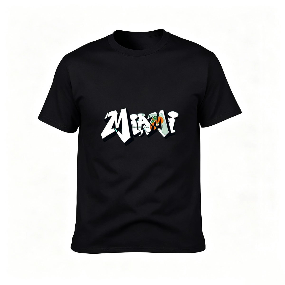 Miami Graffiti Style Men's T-Shirt Summer Gift Wear