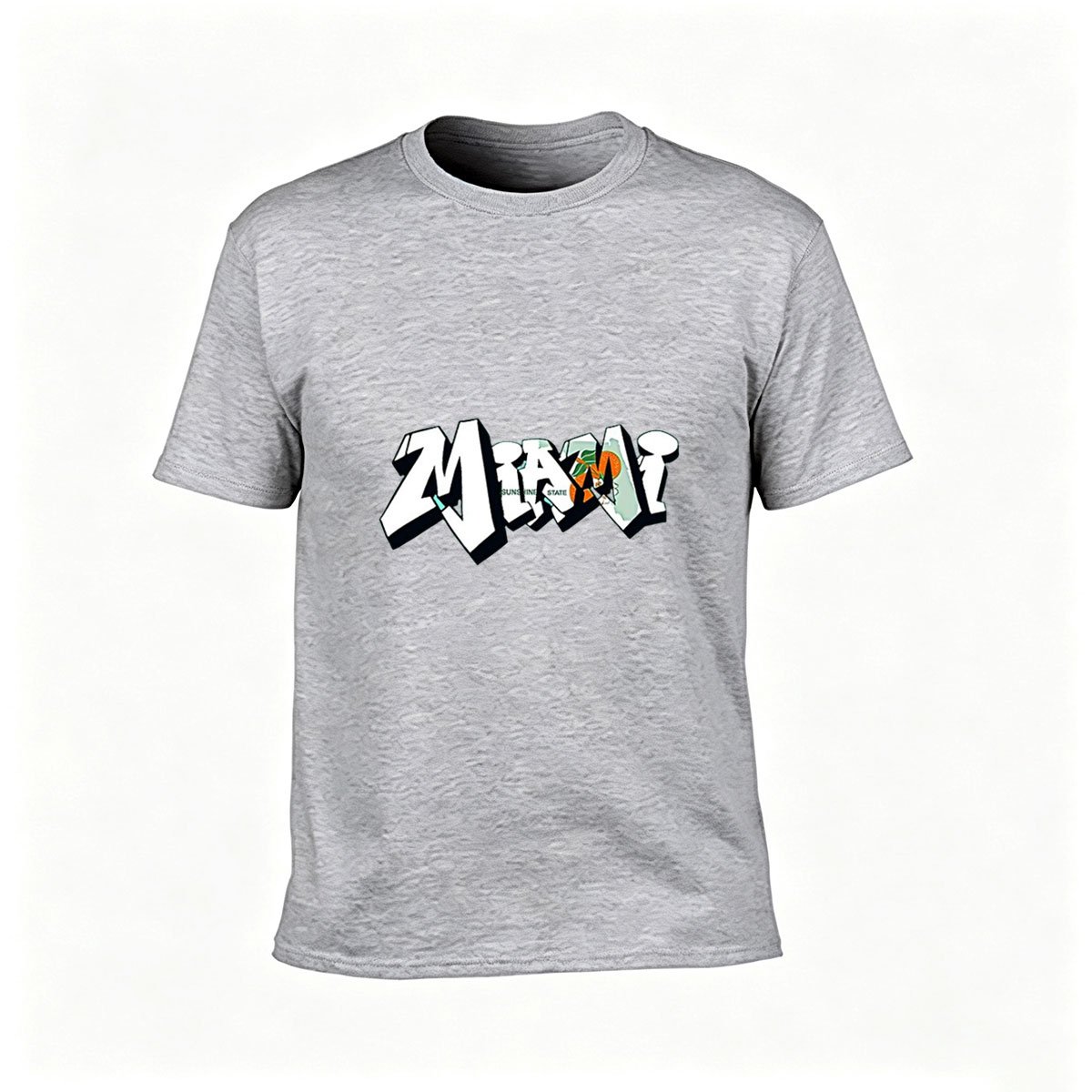 Miami Graffiti Style Men's T-Shirt Summer Gift Wear - Image 3