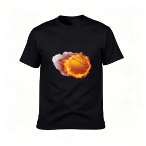 Basketball Fire Ball Men's T-Shirt Sport Gift Wear