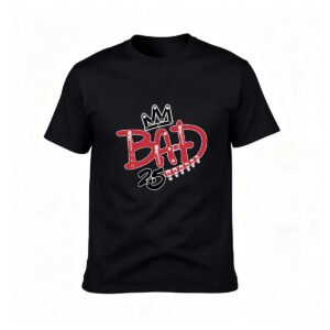 Bad 23 Crown Design Men's T-Shirt Streetwear Gift
