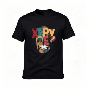 Happy Face Football Men's T-Shirt Gift for Sports Fans