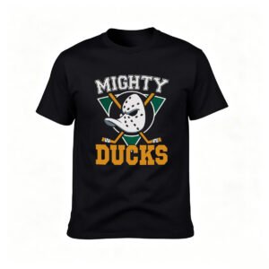 Mighty Ducks Hockey T-Shirt Men's Gift Team Apparel