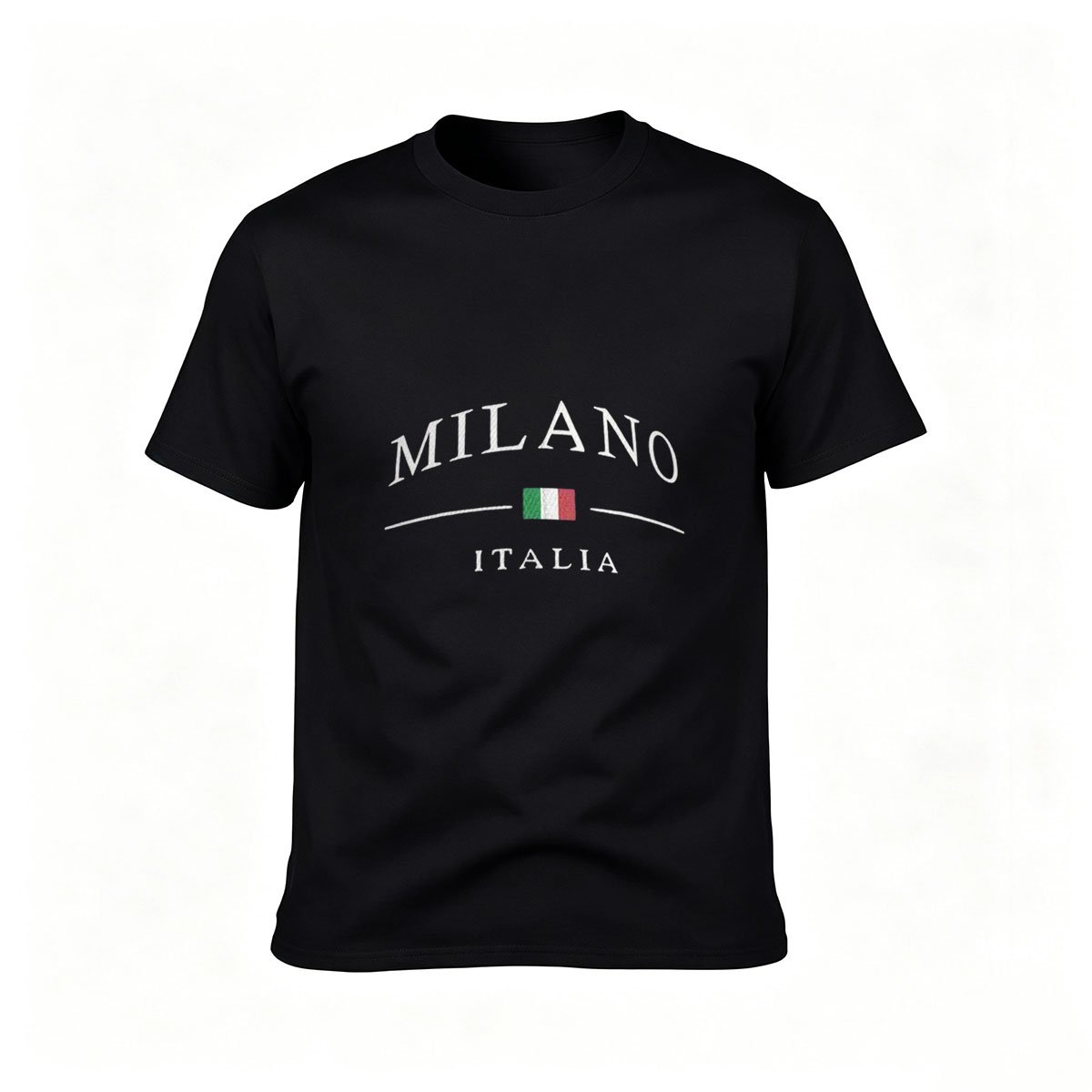Milano Italia T-Shirt Men's Casual Travel Gift Top
