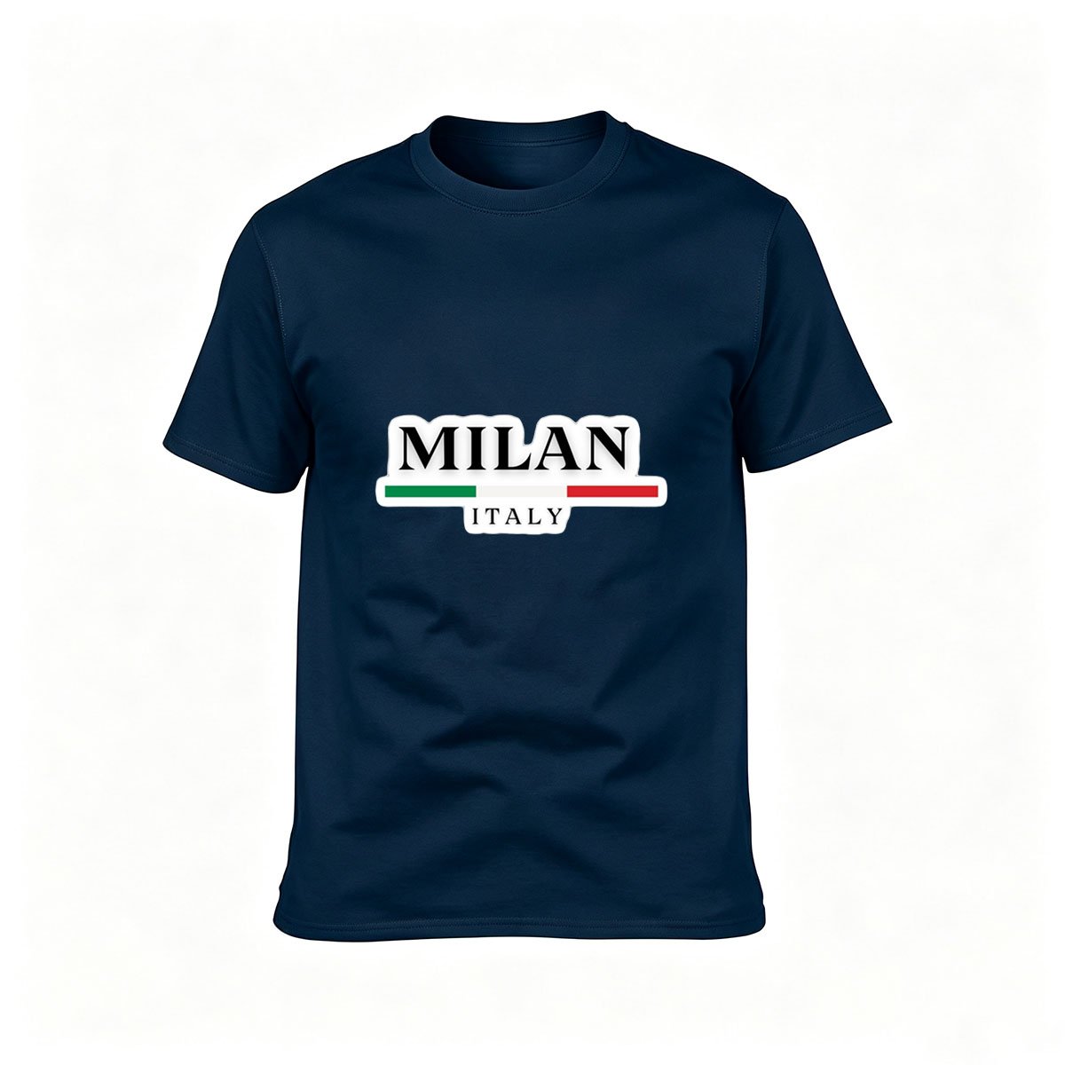 Milan Italy Flag Design Men's T-Shirt Gift for Travelers - Image 6