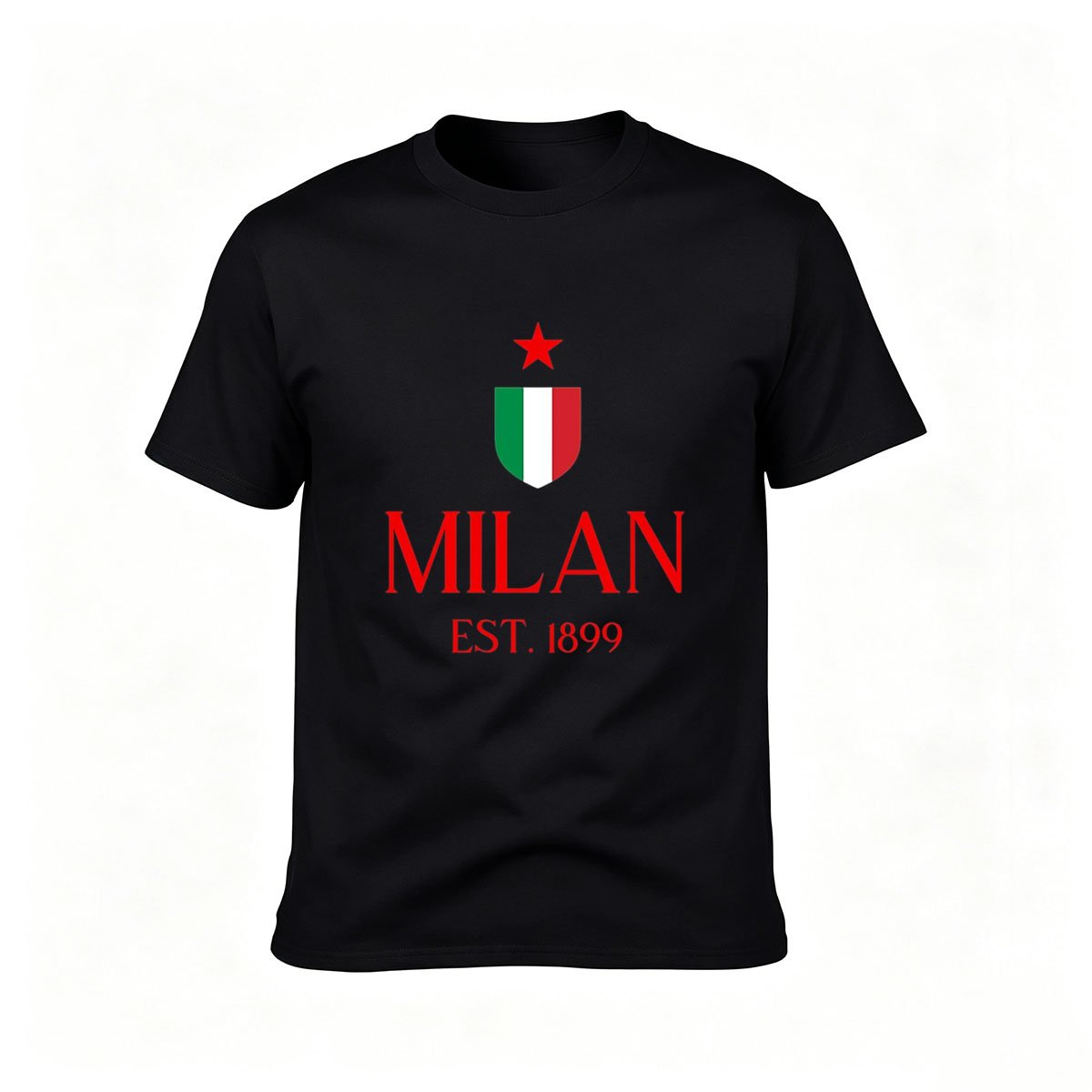 Milan Italy Flag T-Shirt Men Women Gift Soccer Fan Wear
