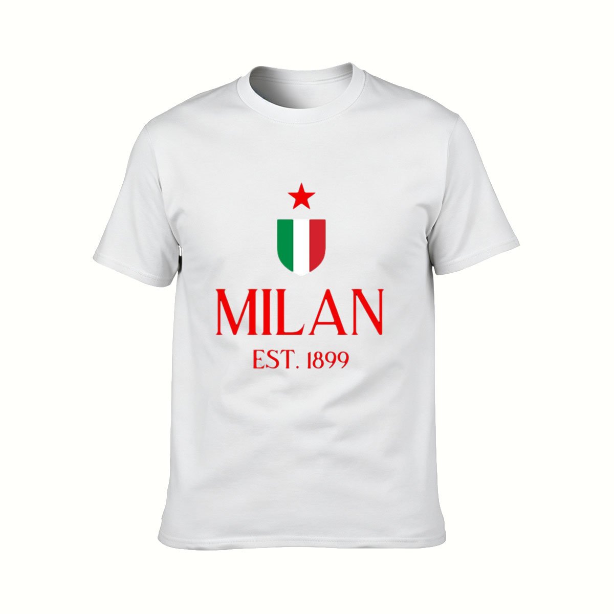 Milan Italy Flag T-Shirt Men Women Gift Soccer Fan Wear - Image 2