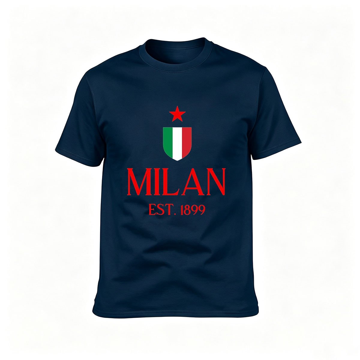 Milan Italy Flag T-Shirt Men Women Gift Soccer Fan Wear - Image 6