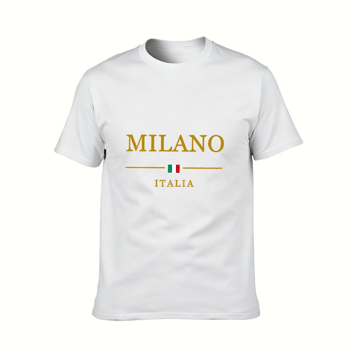 Milano Italia Men's T-Shirt Italy Flag Design Gift - Image 2