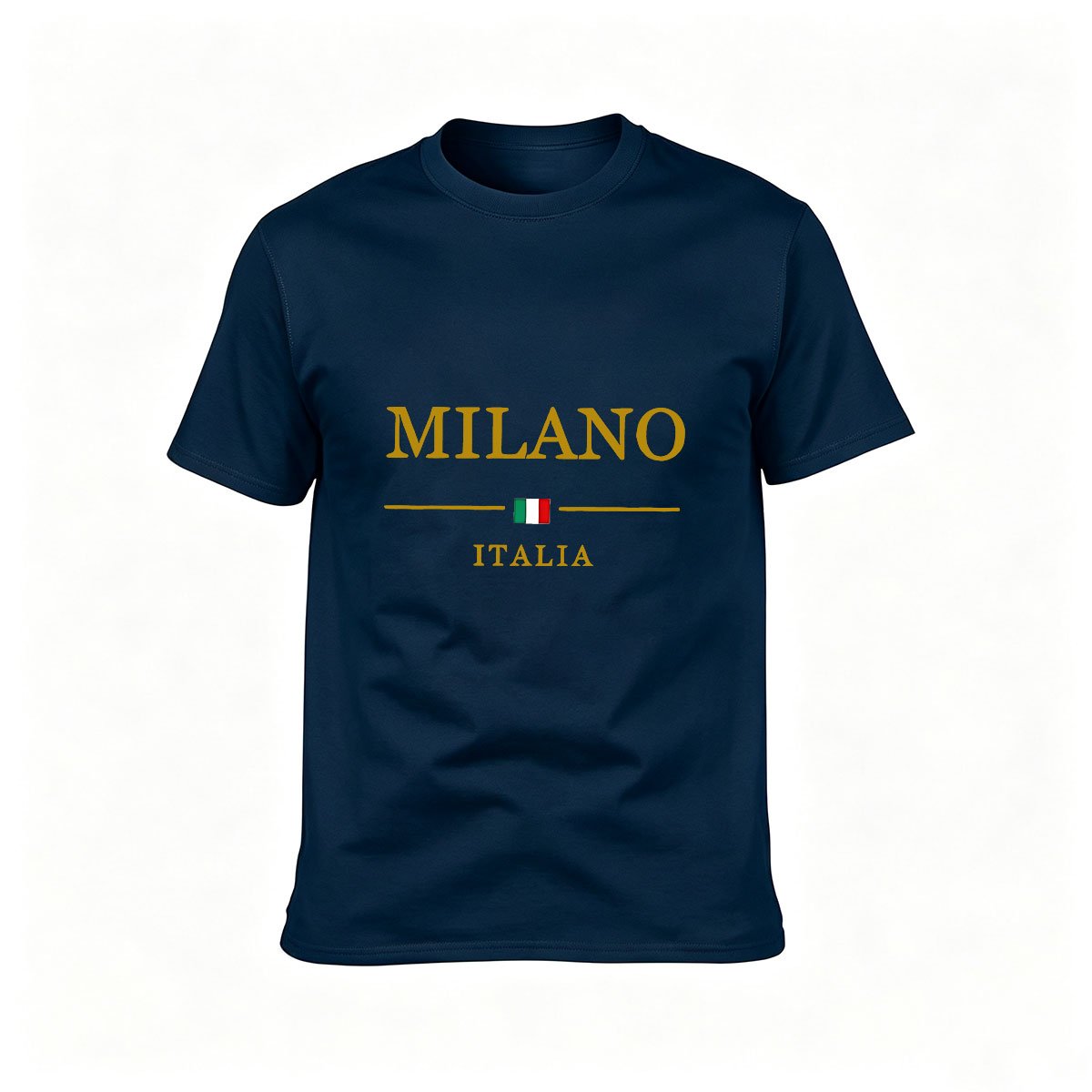 Milano Italia Men's T-Shirt Italy Flag Design Gift - Image 6