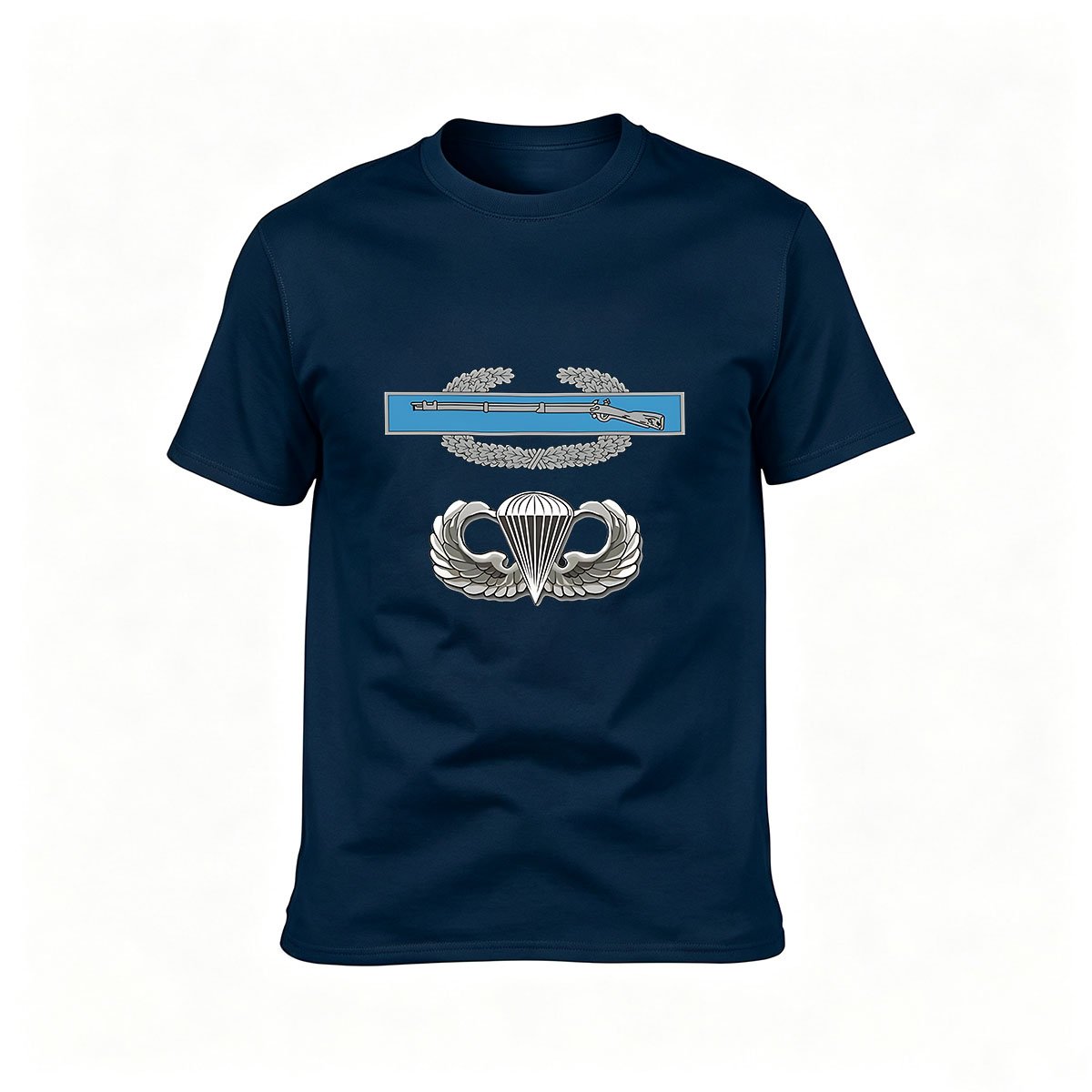 Paratrooper Wings T-Shirt Men's Military Airborne Gift - Image 6