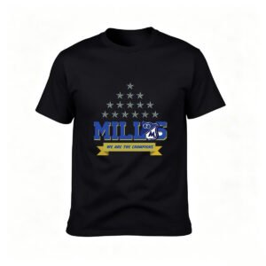 MILLS Champions Stars Logo Men's T-Shirt Gift Wear