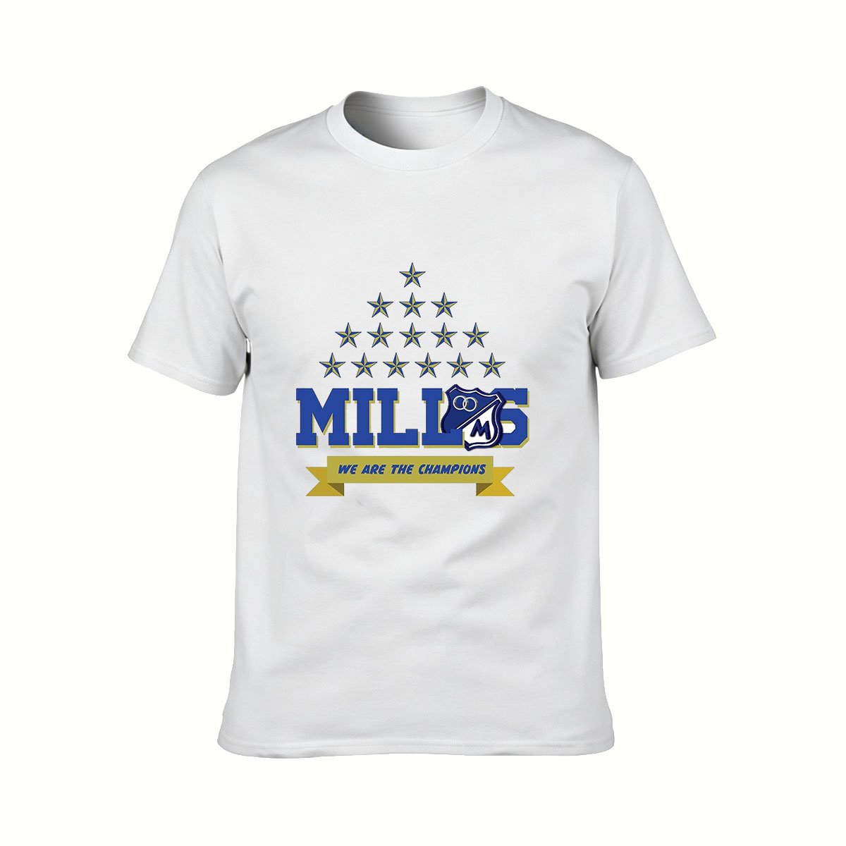MILLS Champions Stars Logo Men's T-Shirt Gift Wear - Image 2