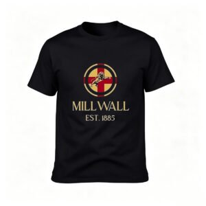 Millwall FC Logo T-Shirt Men's Football Fan Gift 1885