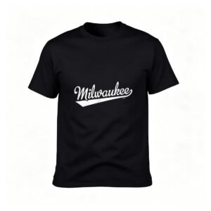 Milwaukee Script Logo Men's T-Shirt Gift for Fans