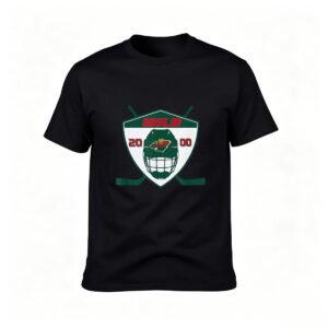 Minnesota Wild Hockey Team Logo Men's T-Shirt Gift for Fans