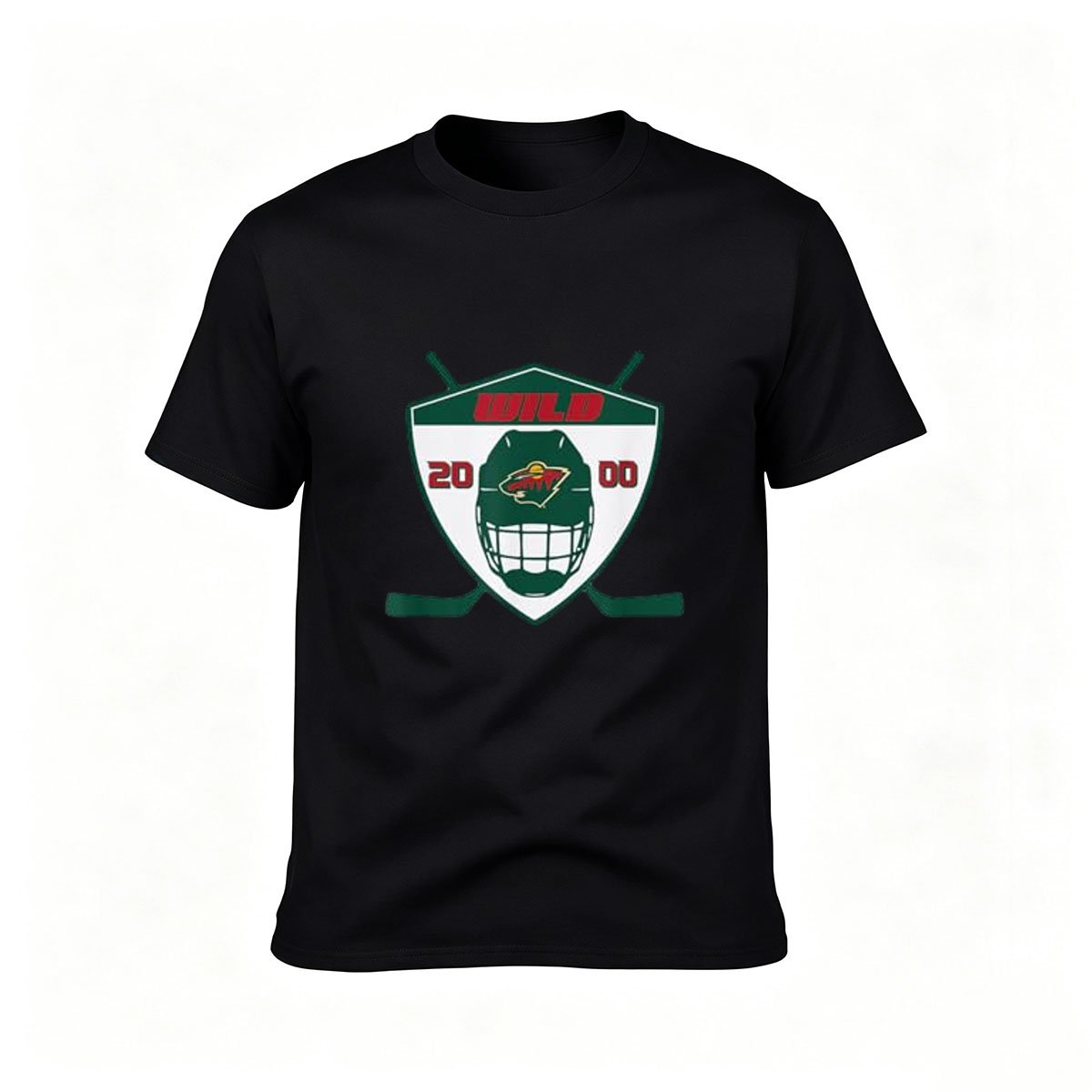 Minnesota Wild Hockey Team Logo Men's T-Shirt Gift for Fans