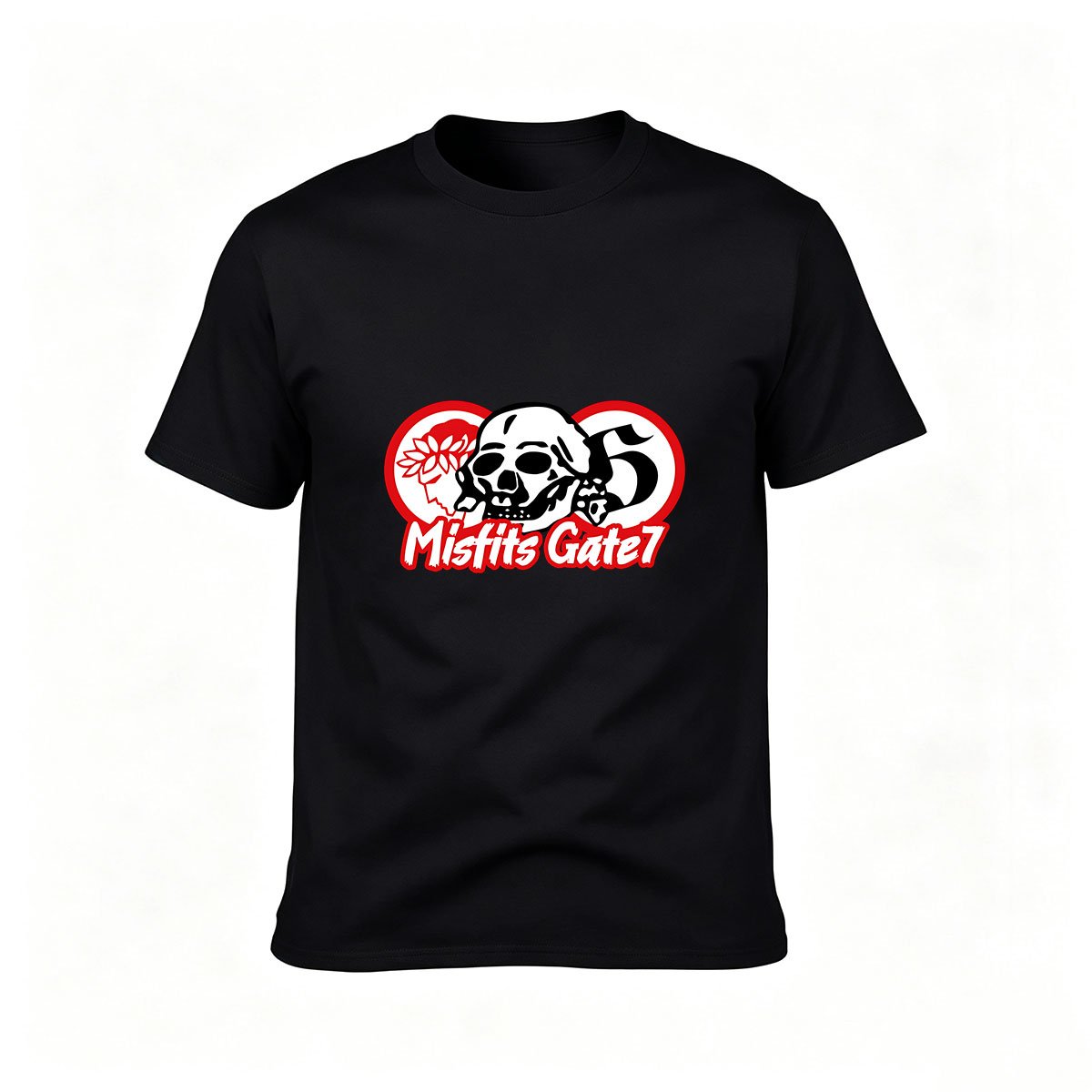 Misfits Gate7 Skull Logo T-Shirt Men's Women's Tee Gift