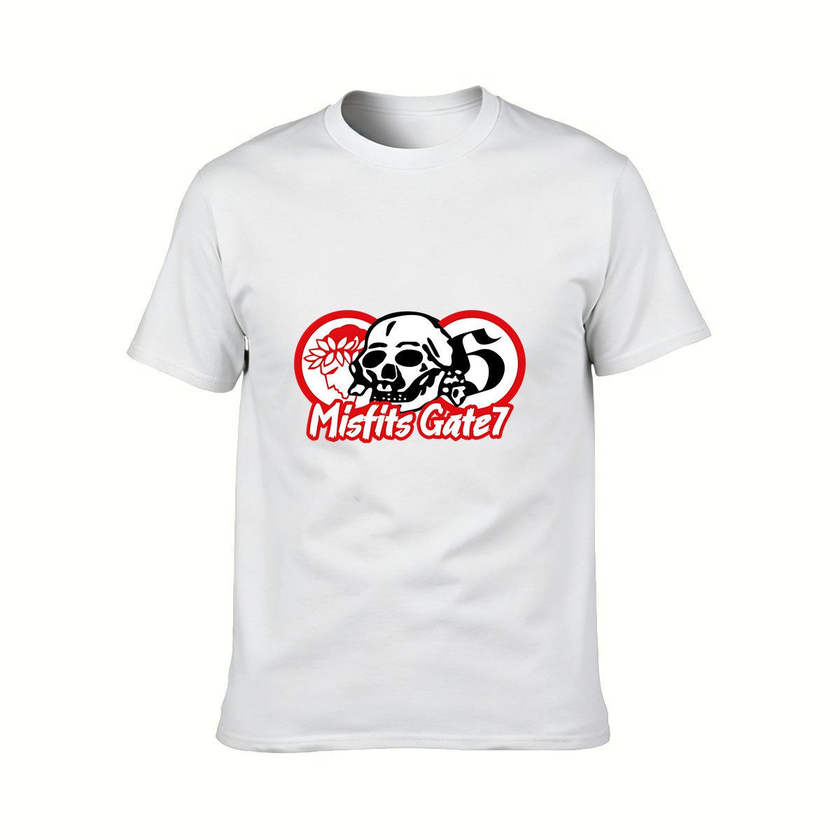 Misfits Gate7 Skull Logo T-Shirt Men's Women's Tee Gift - Image 2