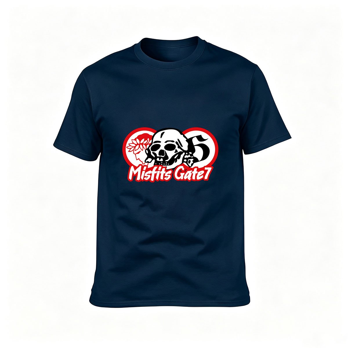 Misfits Gate7 Skull Logo T-Shirt Men's Women's Tee Gift - Image 6