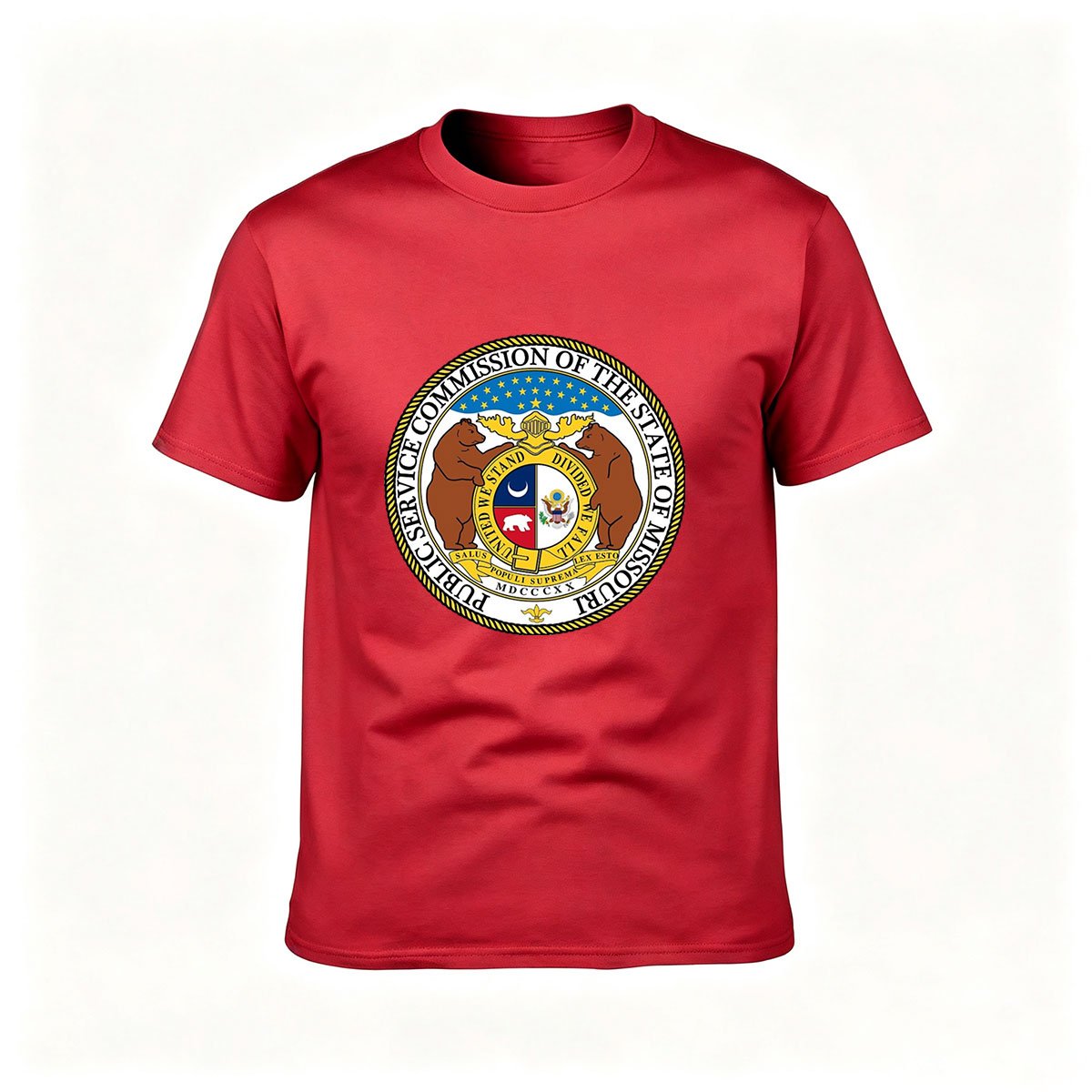 Public Service Commission Missouri Seal Men's T-Shirt Gift - Image 5