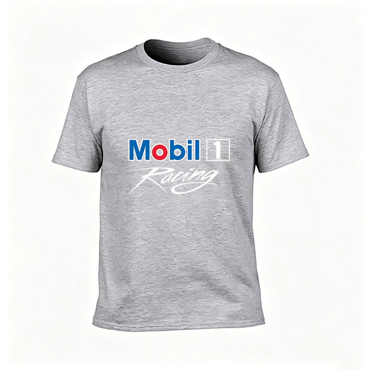 Mobil 1 Racing Logo Men's T-Shirt Gift for Car Enthusiasts - Image 3