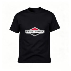 Briggs & Stratton Logo T-Shirt Men's Classic Black Tee Gift