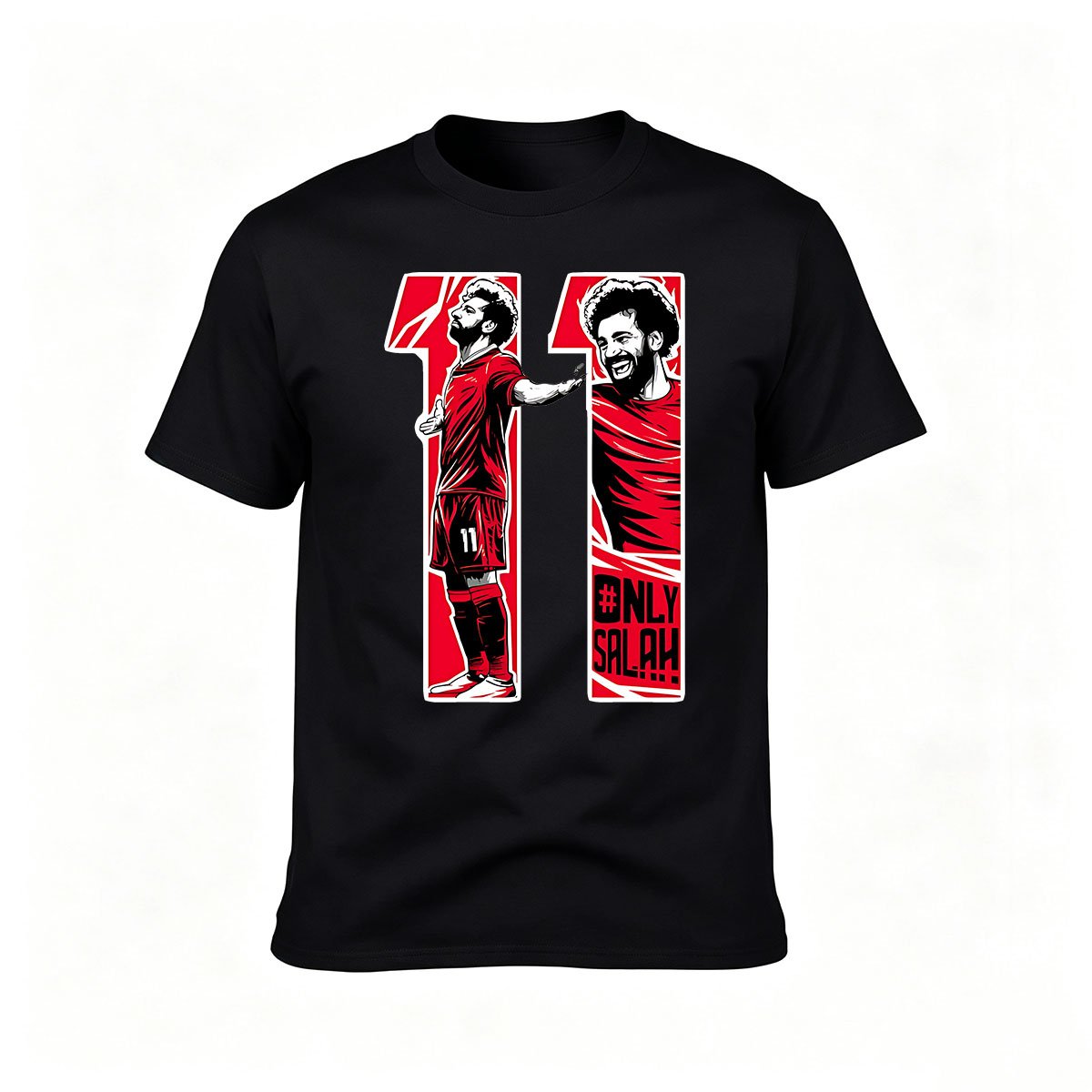 Mo Salah 11 Liverpool Football T-Shirt Men's Gift Wear