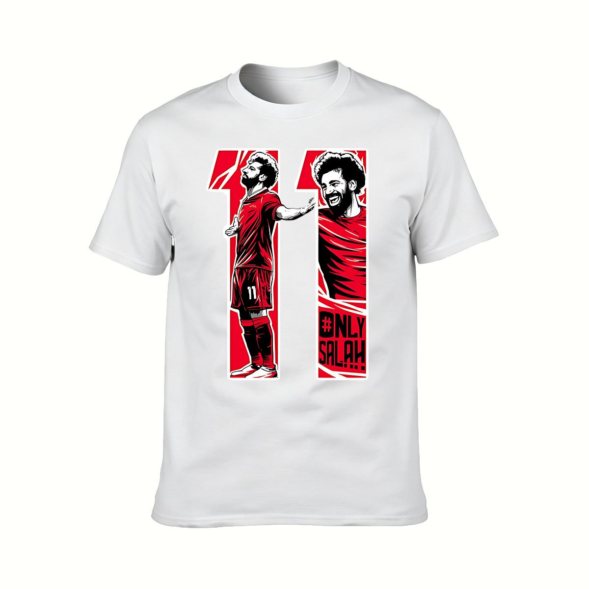 Mo Salah 11 Liverpool Football T-Shirt Men's Gift Wear - Image 2