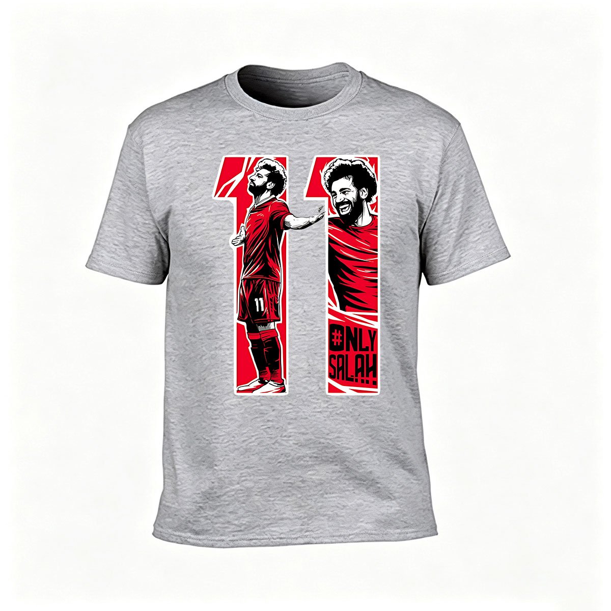 Mo Salah 11 Liverpool Football T-Shirt Men's Gift Wear - Image 3