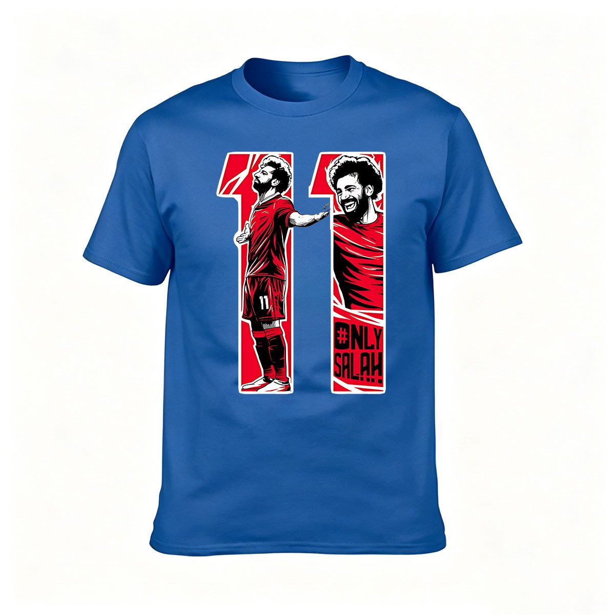 Mo Salah 11 Liverpool Football T-Shirt Men's Gift Wear - Image 4
