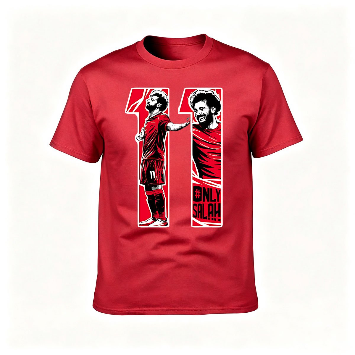 Mo Salah 11 Liverpool Football T-Shirt Men's Gift Wear - Image 5