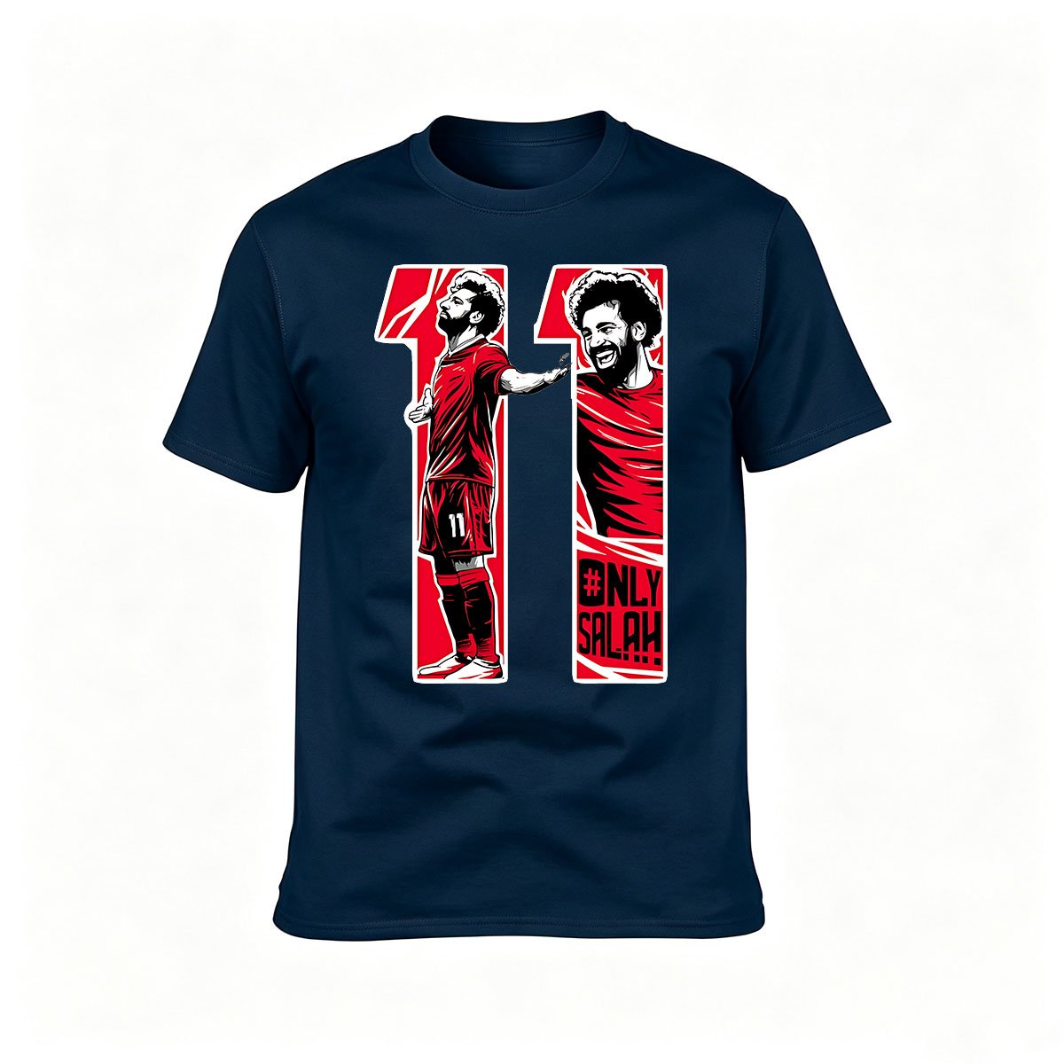 Mo Salah 11 Liverpool Football T-Shirt Men's Gift Wear - Image 6