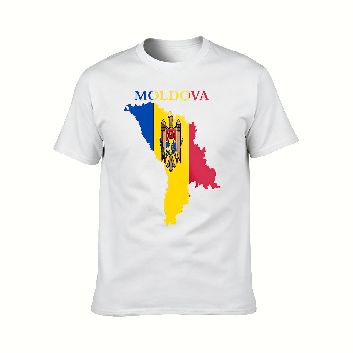 Moldova Map Flag T-Shirt Men Women Gift National Pride Wear - Image 2