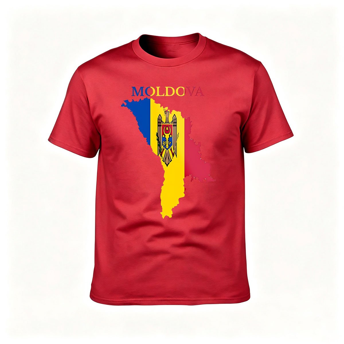Moldova Map Flag T-Shirt Men Women Gift National Pride Wear - Image 5