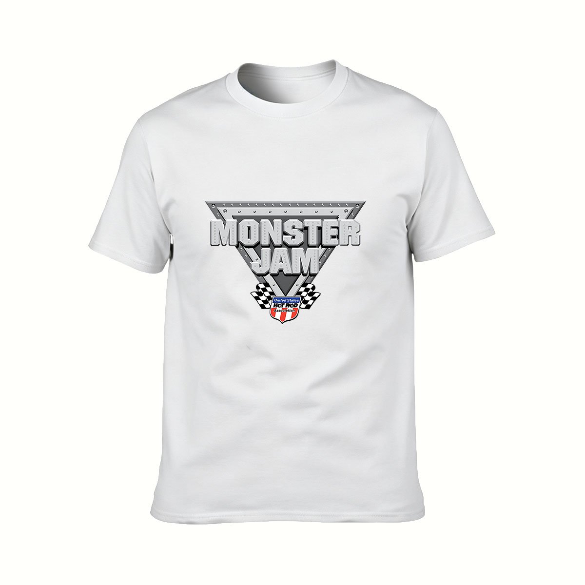 Monster Jam Logo T-Shirt Men's Black Graphic Tee Gift for Fans - Image 2