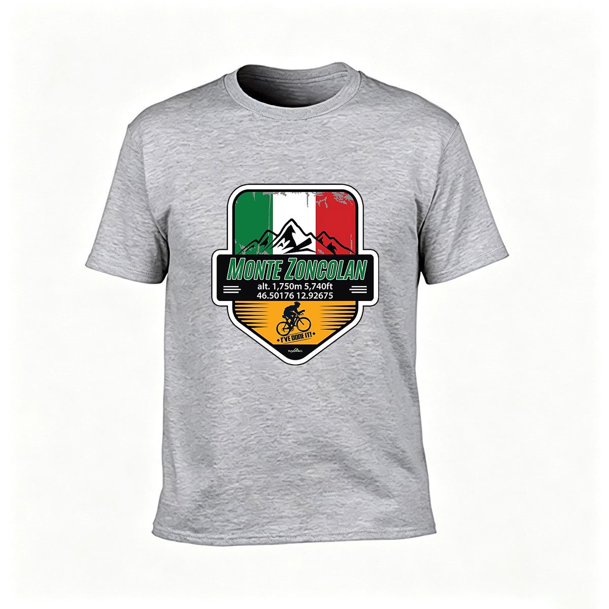 Monte Zoncolan Italy Cycling Mountain T-Shirt Men Women Gift - Image 3