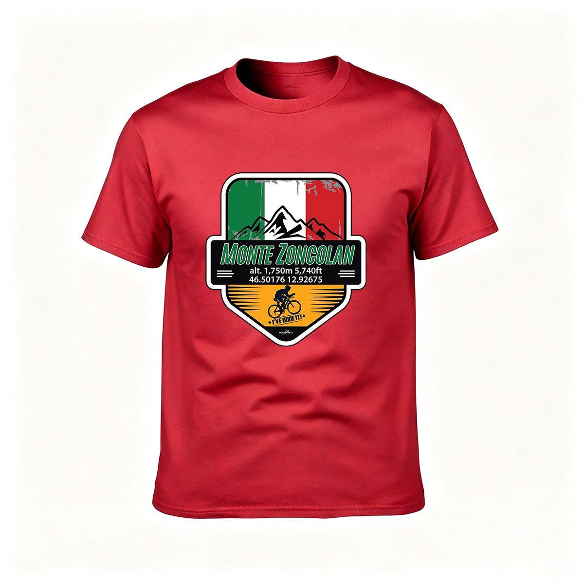 Monte Zoncolan Italy Cycling Mountain T-Shirt Men Women Gift - Image 5