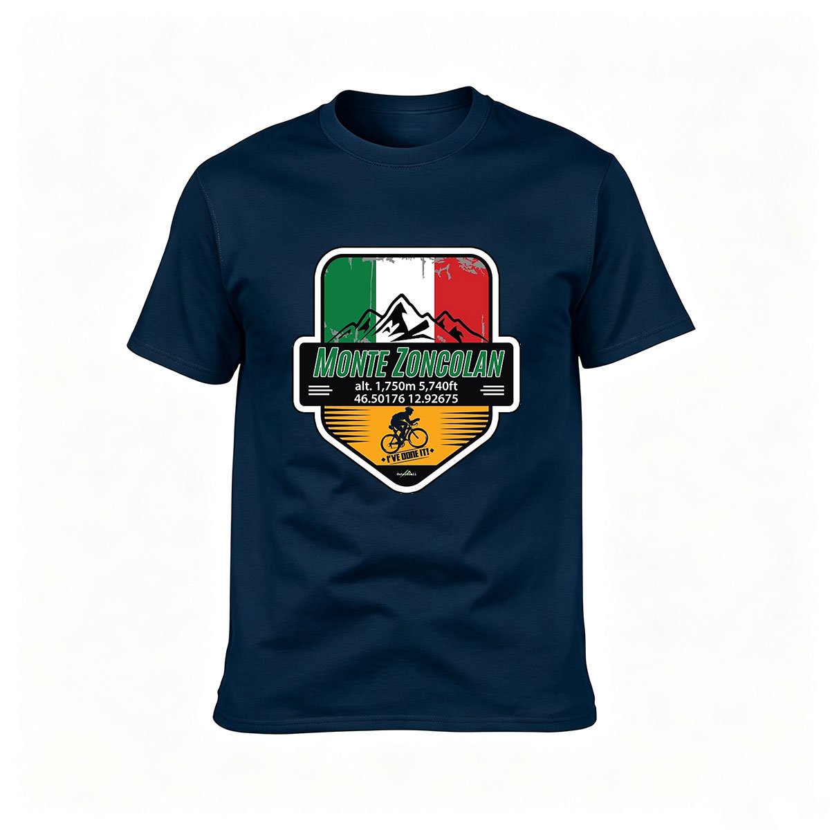 Monte Zoncolan Italy Cycling Mountain T-Shirt Men Women Gift - Image 6