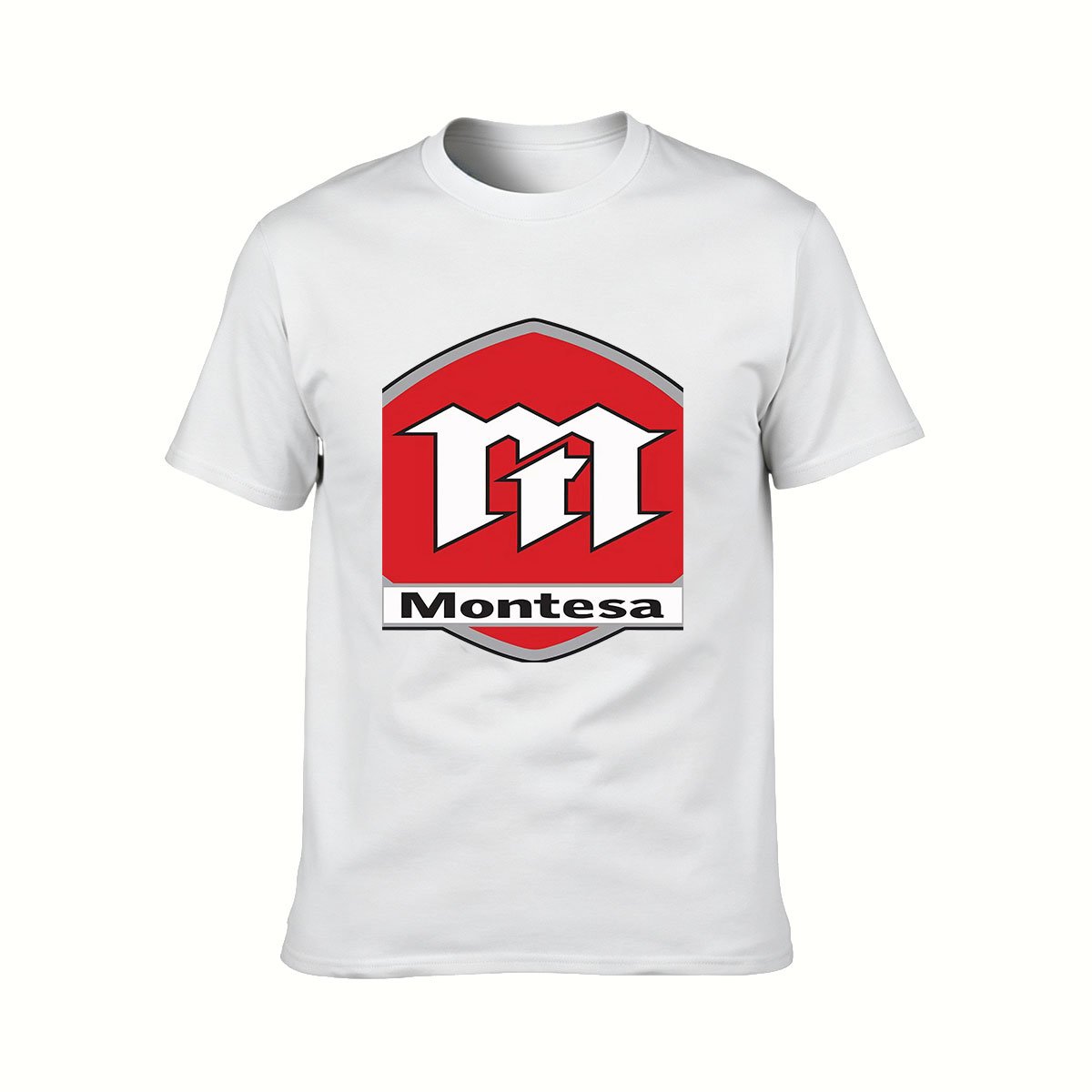 Montesa Logo T-Shirt Men's Classic Black Tee Gift for Motorcycle Fans - Image 2