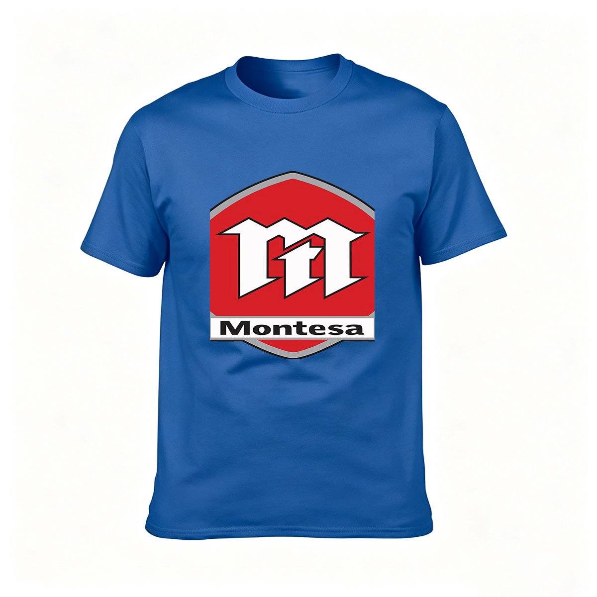 Montesa Logo T-Shirt Men's Classic Black Tee Gift for Motorcycle Fans - Image 4