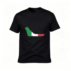 Italy Map Flag Men's T-Shirt Gift for Travelers