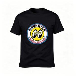 Mooneyes Logo T-Shirt Men's Southern California Car Culture Tee Gift