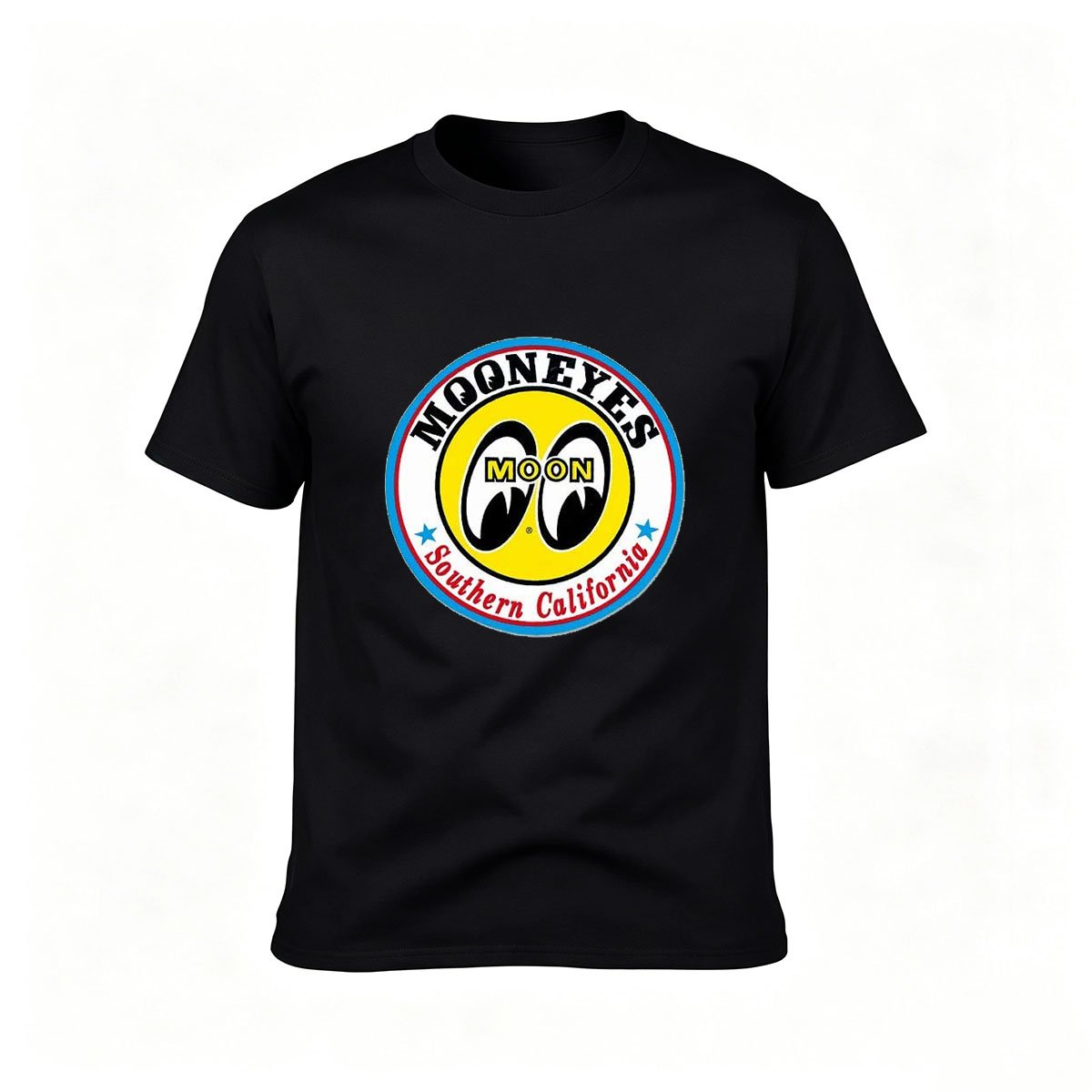 Mooneyes Logo T-Shirt Men's Southern California Car Culture Tee Gift
