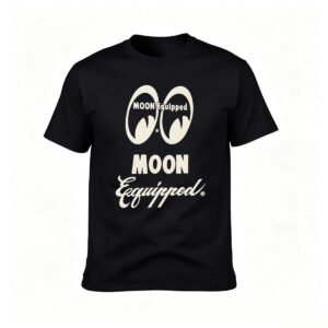 Moon Equipped Logo T-Shirt Men's Casual Graphic Tee Gift