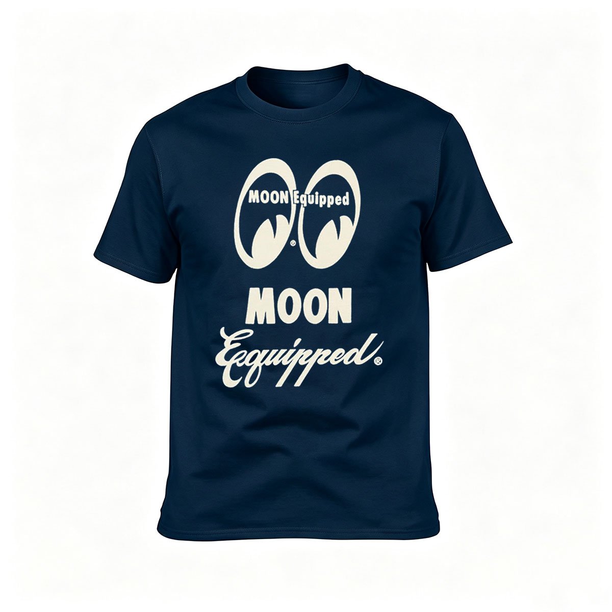 Moon Equipped Logo T-Shirt Men's Casual Graphic Tee Gift - Image 6