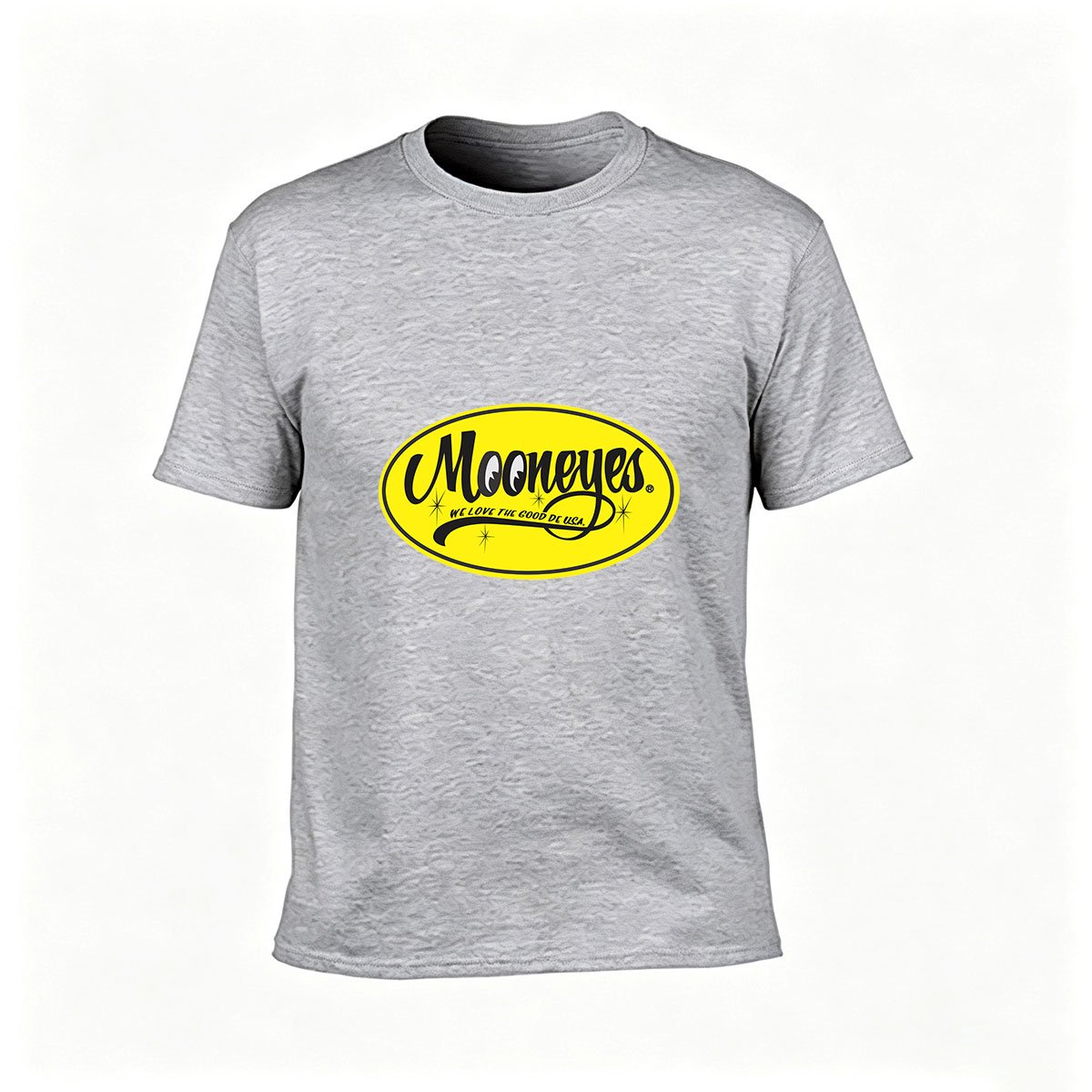 Mooneyes Logo T-Shirt Men's Classic Black Tee Gift for Car Enthusiasts - Image 3