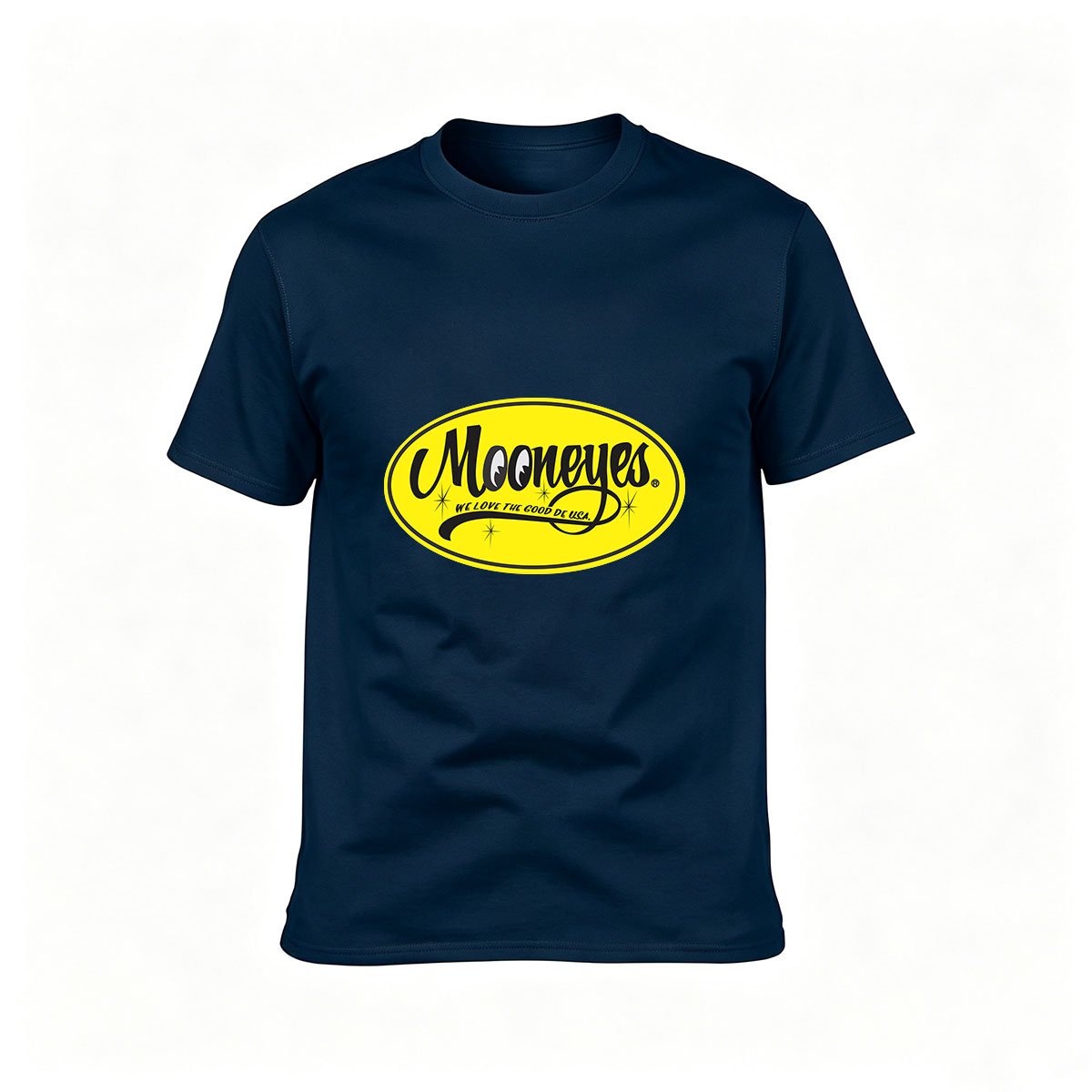 Mooneyes Logo T-Shirt Men's Classic Black Tee Gift for Car Enthusiasts - Image 6